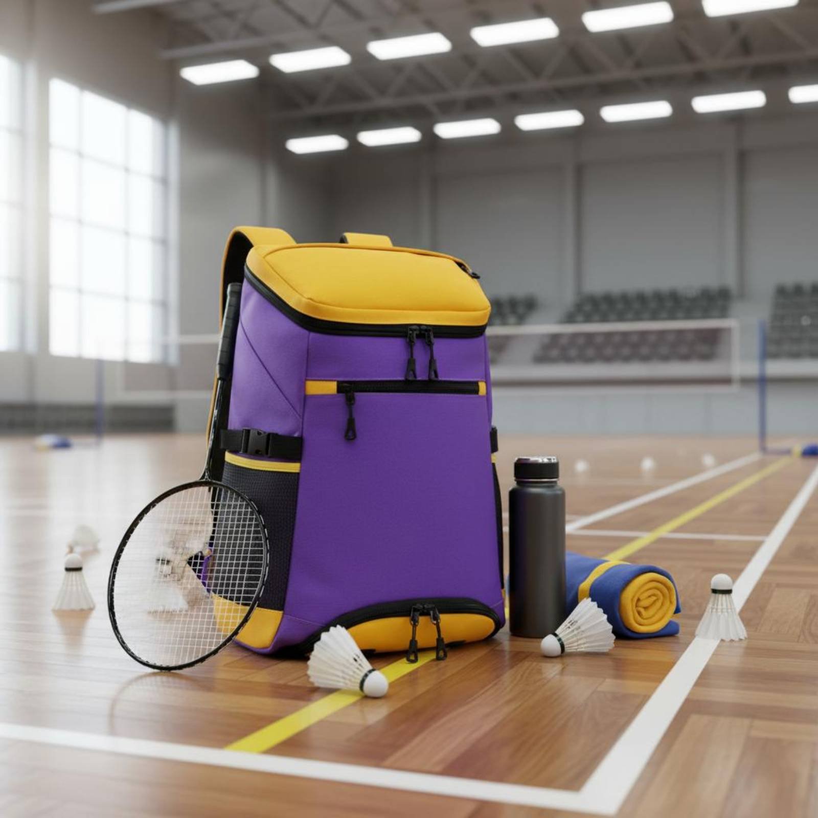 Badminton Area - Badmintonrugzak Racketrugzak met grote capaciteit Dubbele