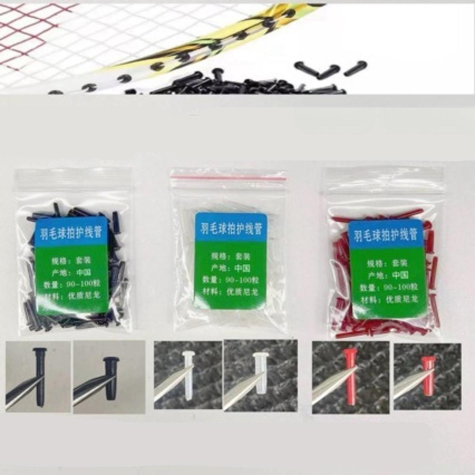 Badminton Youtube - Duurzame nylon racketgrommets oogjes complete set