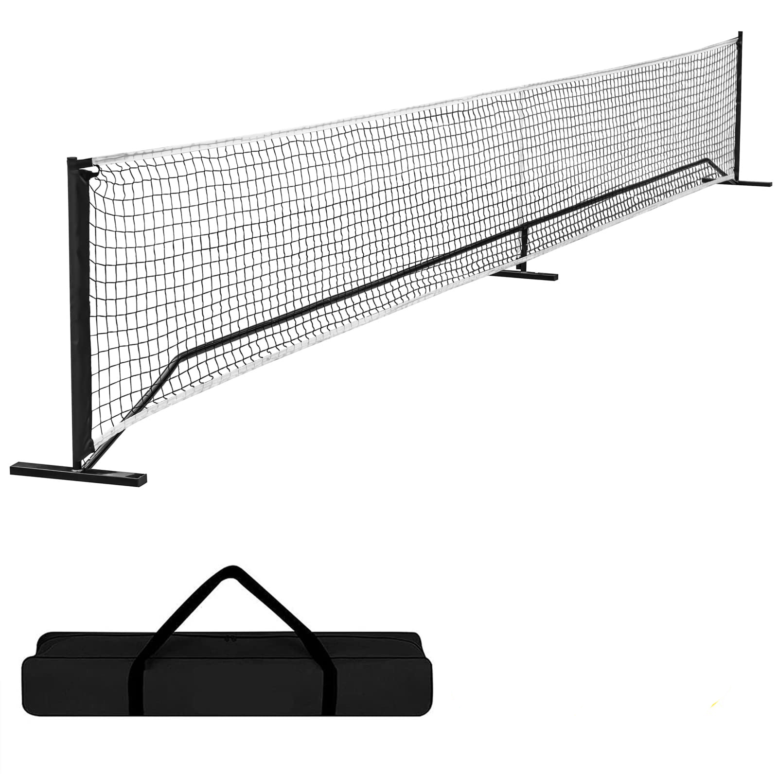 Badminton Area - Draagbaar badmintonnet en pickleballnet van 6,7*0,9