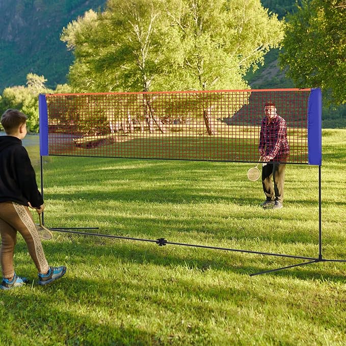Draagbaar badmintonnet, klein  - Badminton Area recensie en prijs